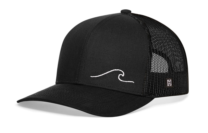 Haka Wave Black Trucker Hat