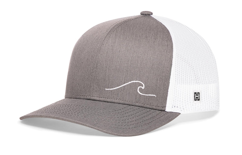 Haka Wave Gray-White Trucker Hat