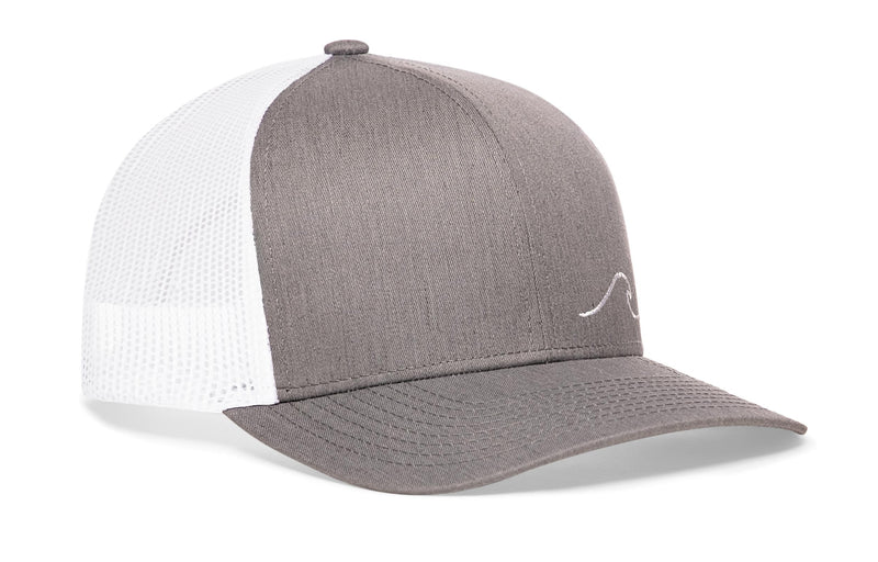 Haka Wave Gray-White Trucker Hat