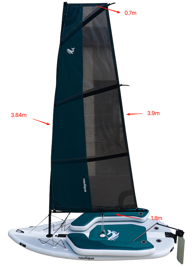 Nautiqua STARSAIL Inflatable Sailing Boat – 2 Person