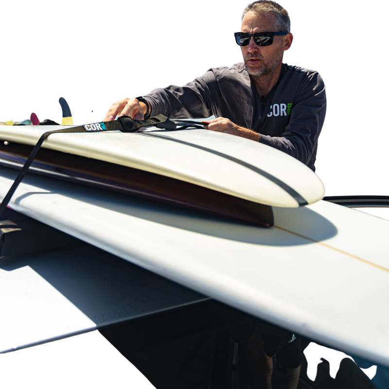 COR Surf Universal Soft Car Racks for Surfboards, SUPs & Kayaks