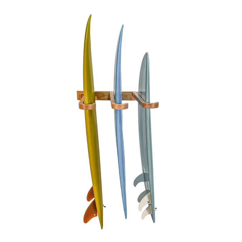 Almond Surfboards & Designs - Three Board Quiver Wall Rack