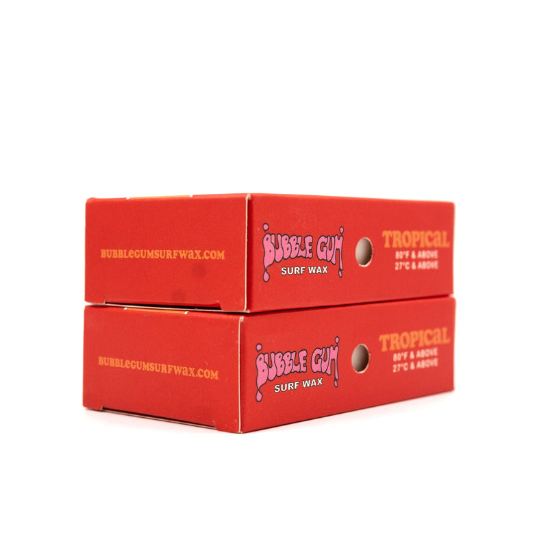 Bubble Gum "Original Formula" Surf Wax Box - Tropical - 80° & Above